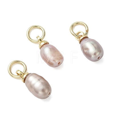 Natural Cultured Freshwater Pearl Pendants PALLOY-JF05301-01-1