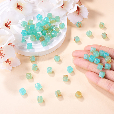 60Pcs Transparent Acrylic Beads OACR-TA0004-88F-1