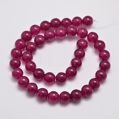 Natural & Dyed Malaysia Jade Bead Strands X-G-A146-10mm-A15-1