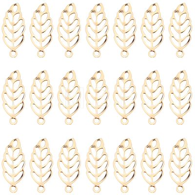 300Pcs Hollow 316 Surgical Stainless Steel Charms STAS-SC0021-32G-1