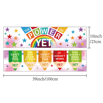 Paper Hanging Banner Classroom Decoration AJEW-WH0340-005-1