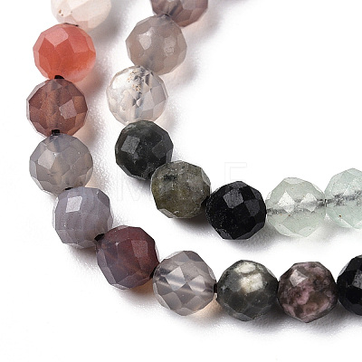 Natural Mixed Gemstone Beads Strands G-D080-A01-01-20-1