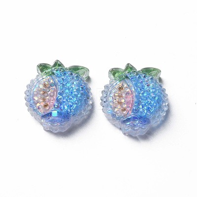 Transparent Epoxy Resin Cabochons CRES-S365-14-1