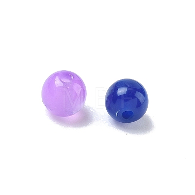 Round Imitation Cat Eye Resin Beads RESI-R157-8mm-M-1