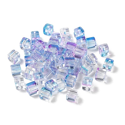 Two Tone Transparent Glass Beads X1-GLAA-NH0001-03F-1