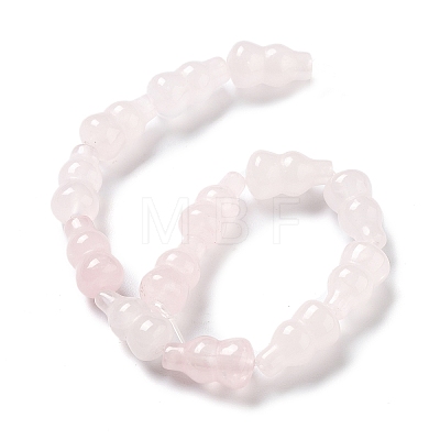 Natural Rose Quartz Beads Strands G-P528-G02-01-1