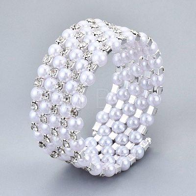 Five Loops Iron Wrap Bracelets BJEW-R308-02-1