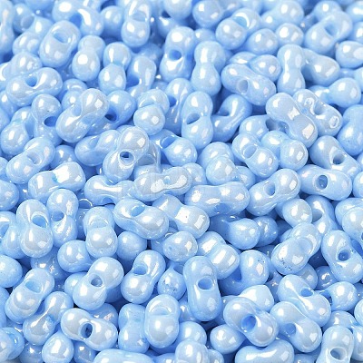 Opaque Colours Luster Glass Seed Beads X1-SEED-B001-01A-07-1