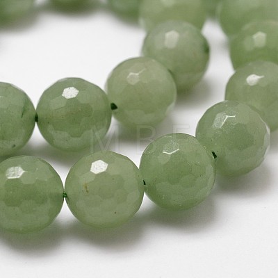 Natural Green Aventurine Beads Strands G-D840-28-6mm-1
