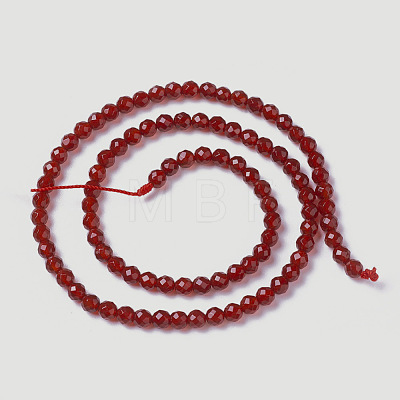 Natural Carnelian Beads Strands G-F596-12A-4mm-1