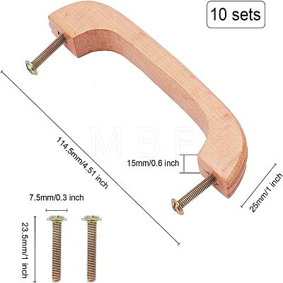 Beechwood Handle WOOD-WH0110-09-1