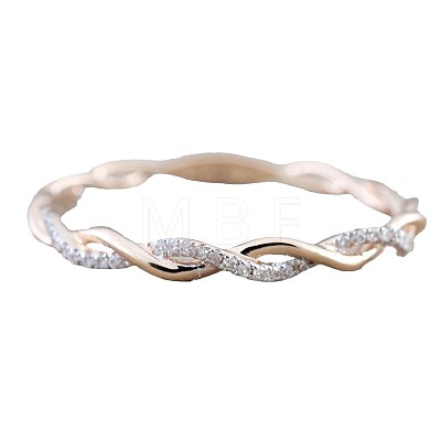 Alloy and Crystal Rhinestone Finger Rings FS-WGF6D8C-14-1