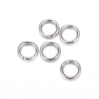 304 Stainless Steel Jump Rings STAS-D447-08-1