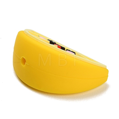Fruit Theme Food Grade Eco-Friendly Silicone Beads SIL-I022-02E-1