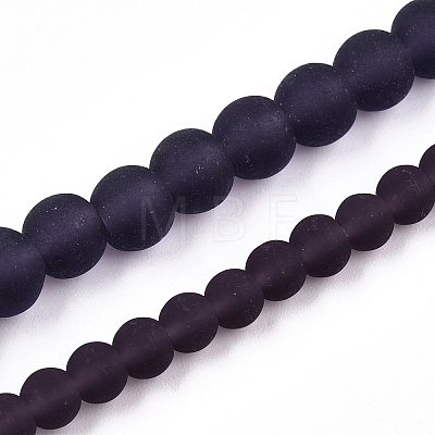 Transparent Glass Beads Strands LS-GLAA-T032-T4mm-MD03-1