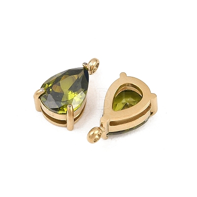 304 Stainless Steel Pendants STAS-L022-058G-08-1