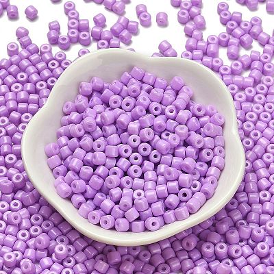 Baking Paint Pearlized Glass Seed Beads SEED-C001-04A-12-1