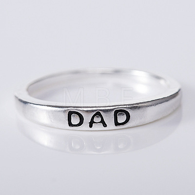 Father's Day Alloy Finger Rings WG0D677-02-1