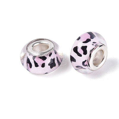 Opaque Resin European Beads RESI-N044-03S-02-1