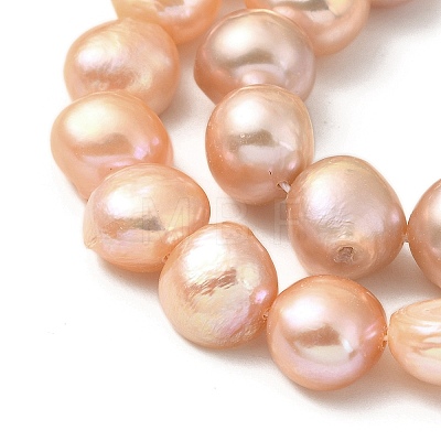 Natural Cultured Freshwater Pearl Beads Strands PEAR-A006-13E-X-1