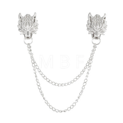 Alloy Hanging Chain Brooch for Men PW-WG44810-01-1