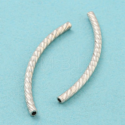 925 Sterling Silver Tube Beads STER-Q191-01D-S-1