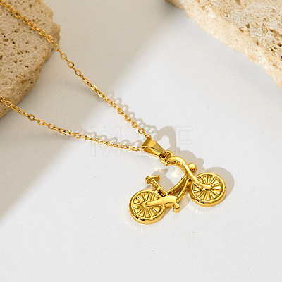 201 Stainless Steel Pendant Necklaces WGE4224-04-1