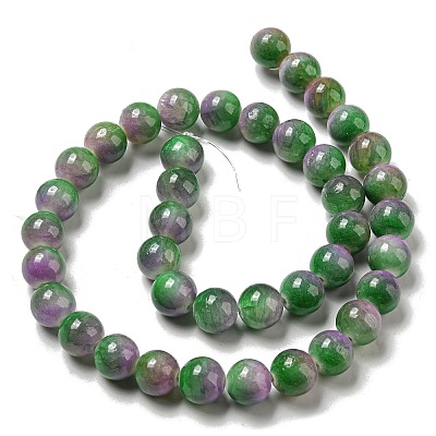 Dyed Natural White Jade Beads Strands G-F764-03F-1