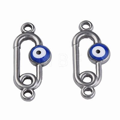 304 Stainless Steel Enamel Connector Charms STAS-N087-63-03P-1