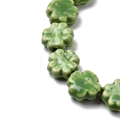 Handmade Porcelain Beads Strands PORC-K010-05B-1
