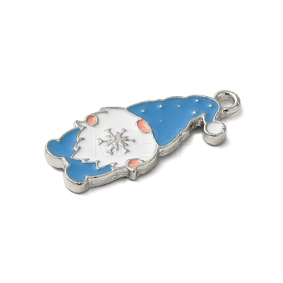 Winter Theme Alloy Enamel Pendants ENAM-M002-04G-P-1