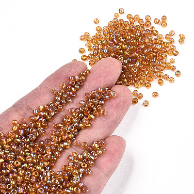 Round Glass Seed Beads SEED-A007-3mm-162C-1
