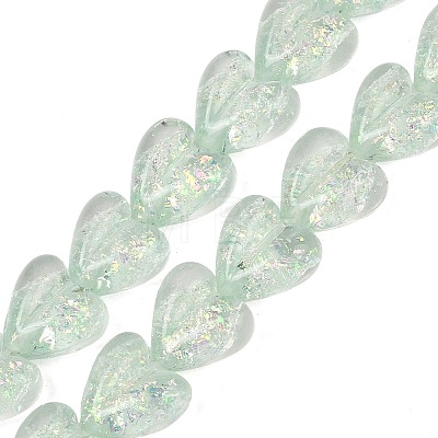 Handmade Foil Glass Beads DICH-C001-01C-1