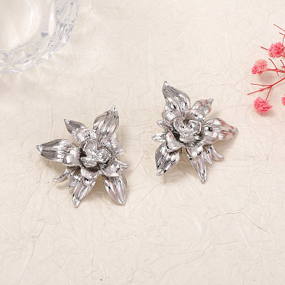 Zinc Alloy Stud Earrings for Women WGD1381-02-1