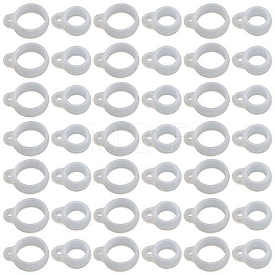 Gorgecraft 60Pcs 2 Style Silicone Pendant SIL-GF0001-42C-1