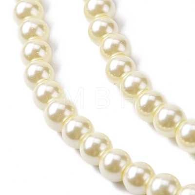 Eco-Friendly Grade A Glass Pearl Beads HY-J002-6mm-HX003-1