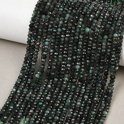 Natural Emerald Beads Strands G-B175-A20-2x3mm-1