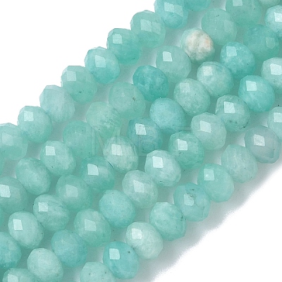 Natural Amazonite Beads Strands G-L651-B03-5x3mm-1