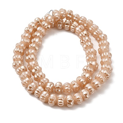Pearl Luster Plated Electroplate Glass Beads GLAA-G106-02A-PL02-1