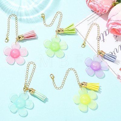 5Pcs Brass Wine Glass Charms HJEW-YW00456-1