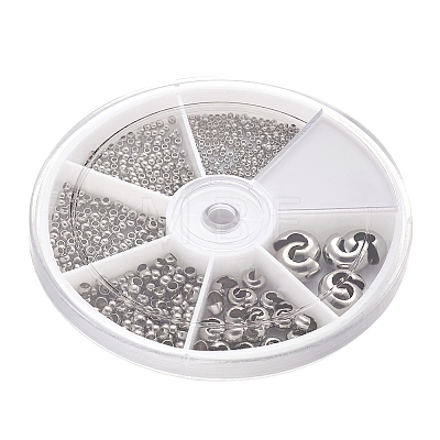 304 Stainless Steel Crimp Beads STAS-TA0004-11P-1