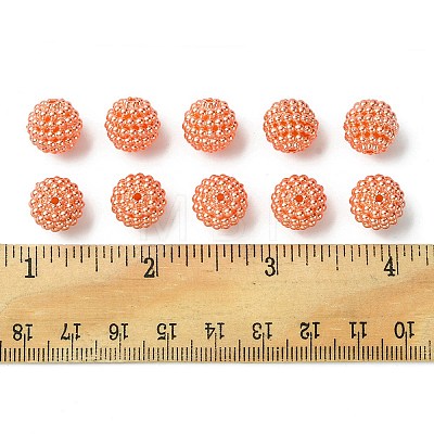 Imitation Pearl Acrylic Beads OACR-FS0001-45A-1