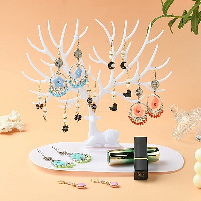 Deer Tree Acrylic Earring Display Tray Ornament EDIS-N010-04-1