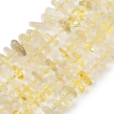 Heated Natural Lemon Quartz Beads Strands GG-CBA3A44-B04-01-1