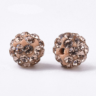 Pave Disco Ball Beads RB-T017-02-M-1