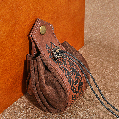 PU Leather Waist Belt Pouch AJEW-WH0314-126B-1
