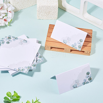 80Pcs Rectangle Paper Table Place Cards AJEW-TA0003-64A-1