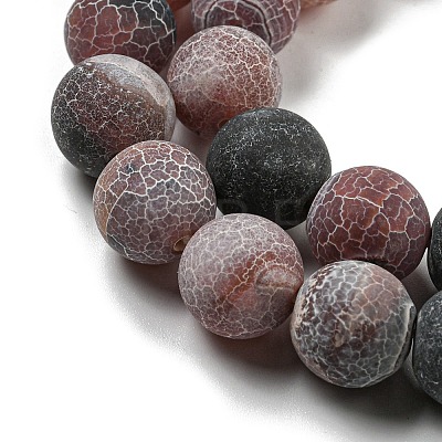 Natural Weathered Agate Beads Strands G-P538-A01-01-1