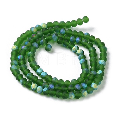 Imitation Jade Glass Beads Strands EGLA-A034-T3mm-MB24-1