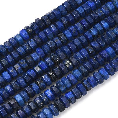 Dyed Natural Lapis Lazuli Beads Strands G-G317-A24-3x6mm-1